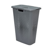 Cesto De Ropa C/Tapa Gris 40L