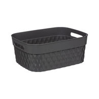 Cesta Rectangular Gris 5L