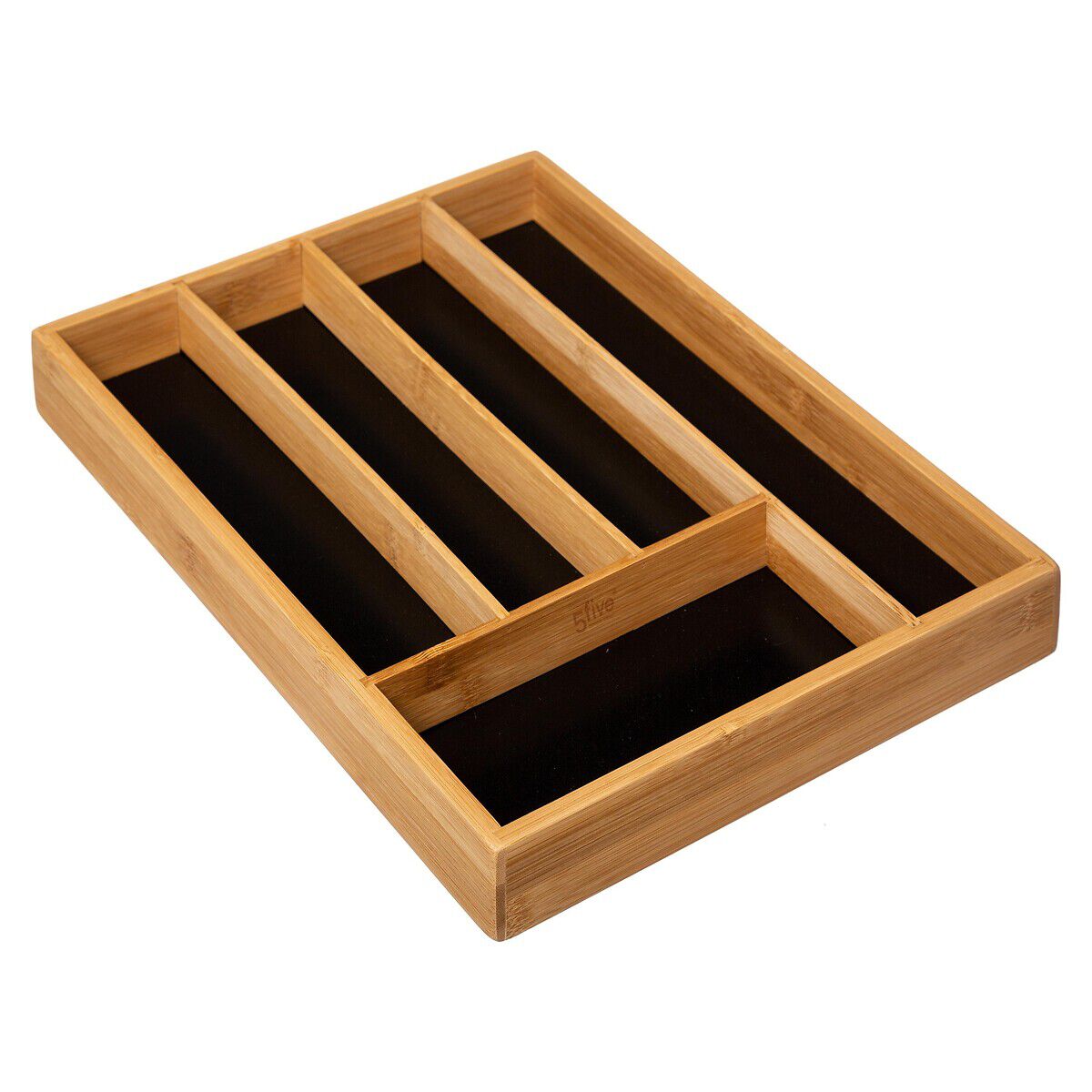 Cubertero Black Bambou 25x34x4.3Cm , , large