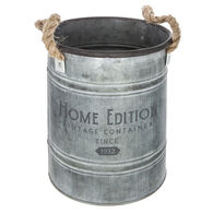 Maceta Tama&ntilde;o 1/2 18.5x22.5Cm Zinc