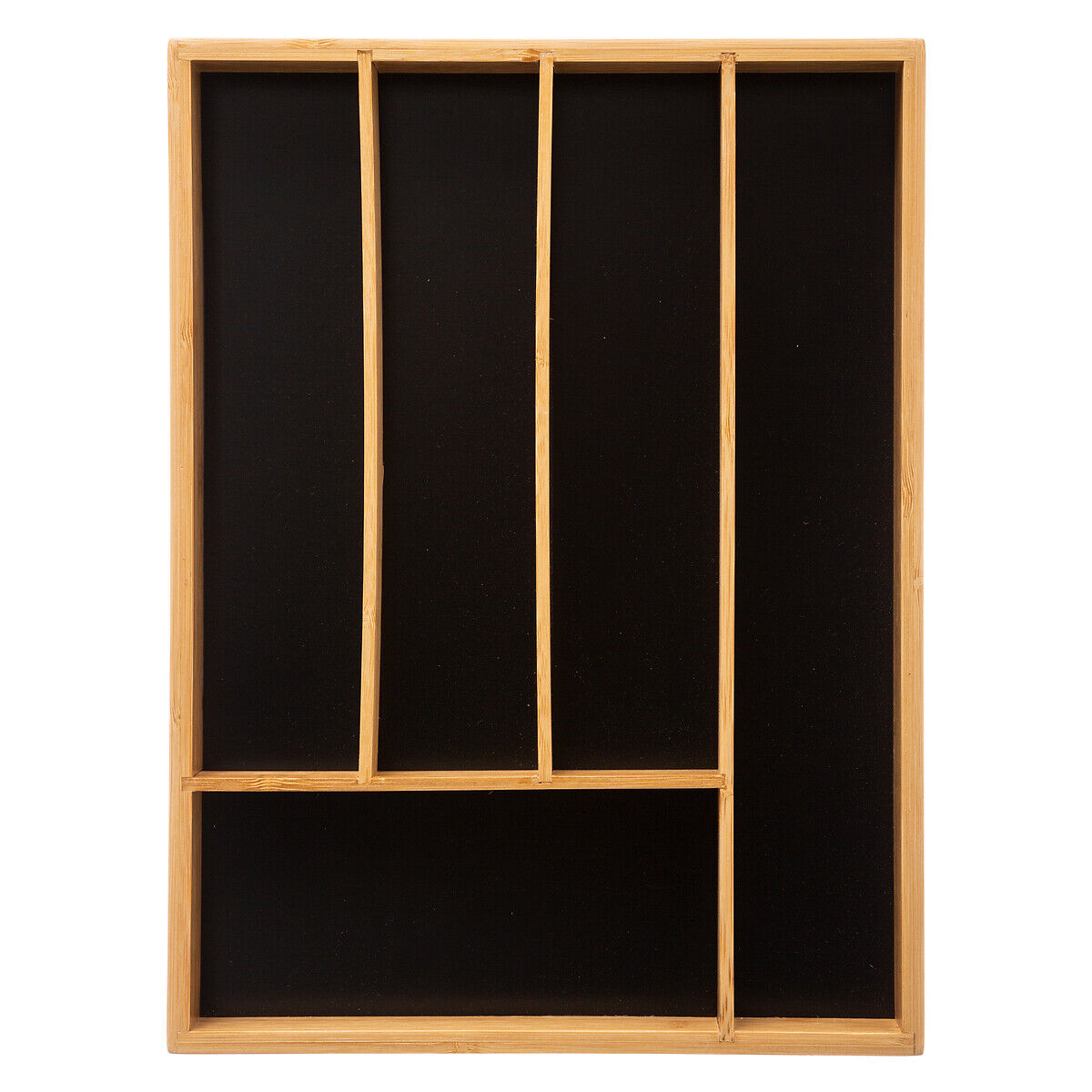Cubertero Black Bambou 25x34x4.3Cm , , large