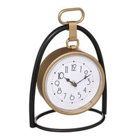 Reloj De Mesa De Mdf/Metal 21x11x27.5Cm