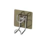 Gancho P/Ba&ntilde;o C/Adhesivo Acero Inox.