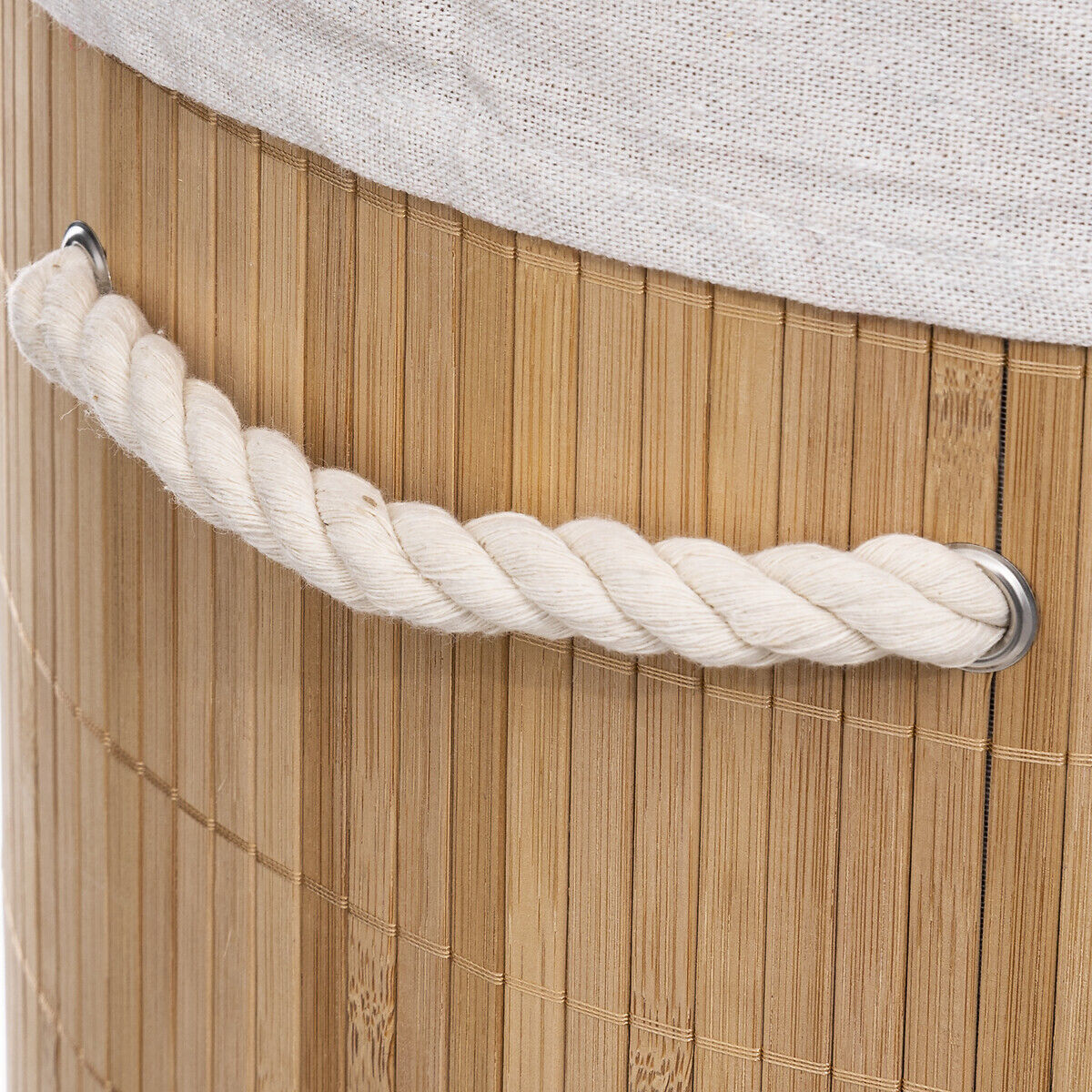 Cesto wc bambu 48l, , large