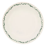 Plato hondo LAURIER blanco de porcelana 20cm