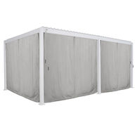 Cortinas y mosquiteras para p&eacute;rgola EVORA blanco 