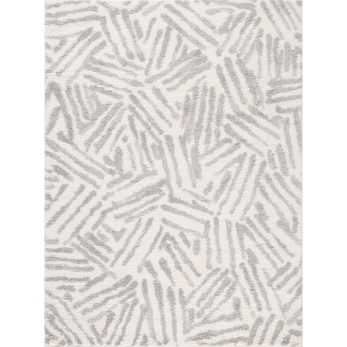 Tapete TOUL geométrico cinza 120x160cm, , large