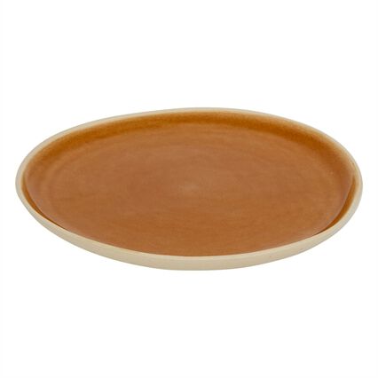 Dinner plate WONJA brown in ceramic, , large