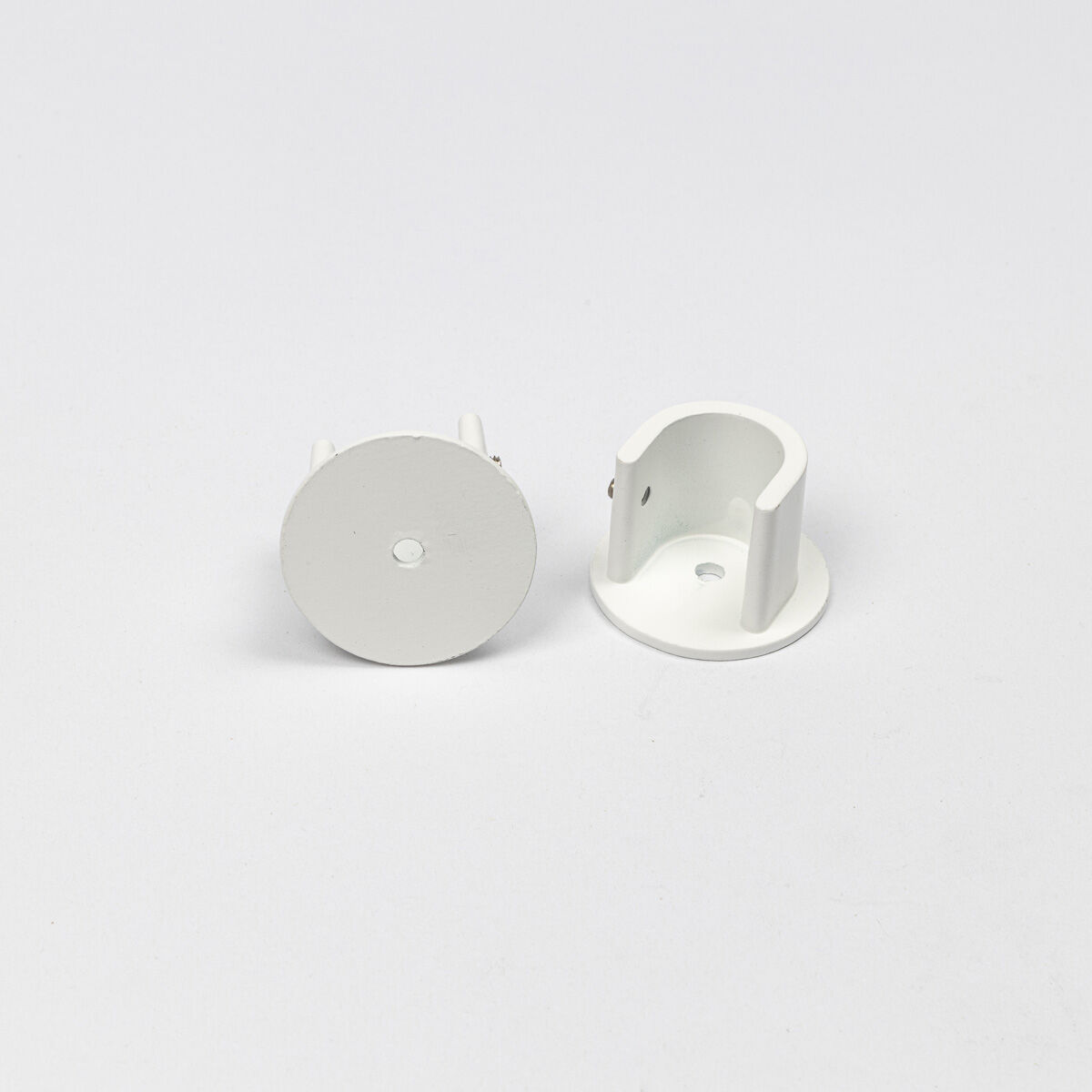 Set of 2 wall brackets matt black, , large