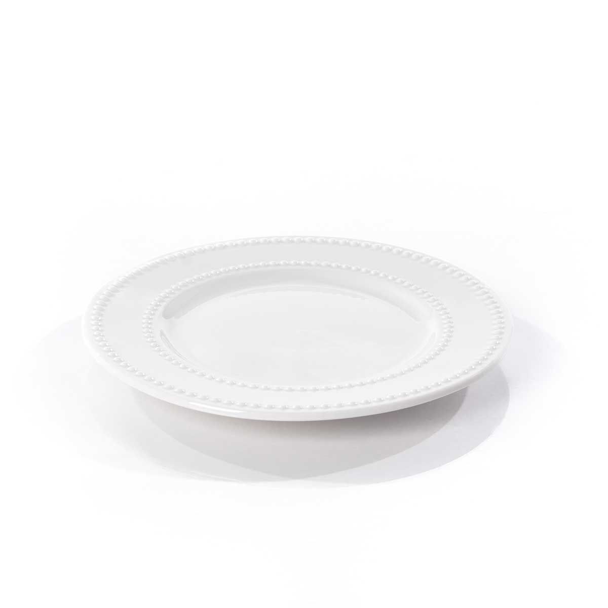Prato de sobremesa AMELIE branco 20cm, , large