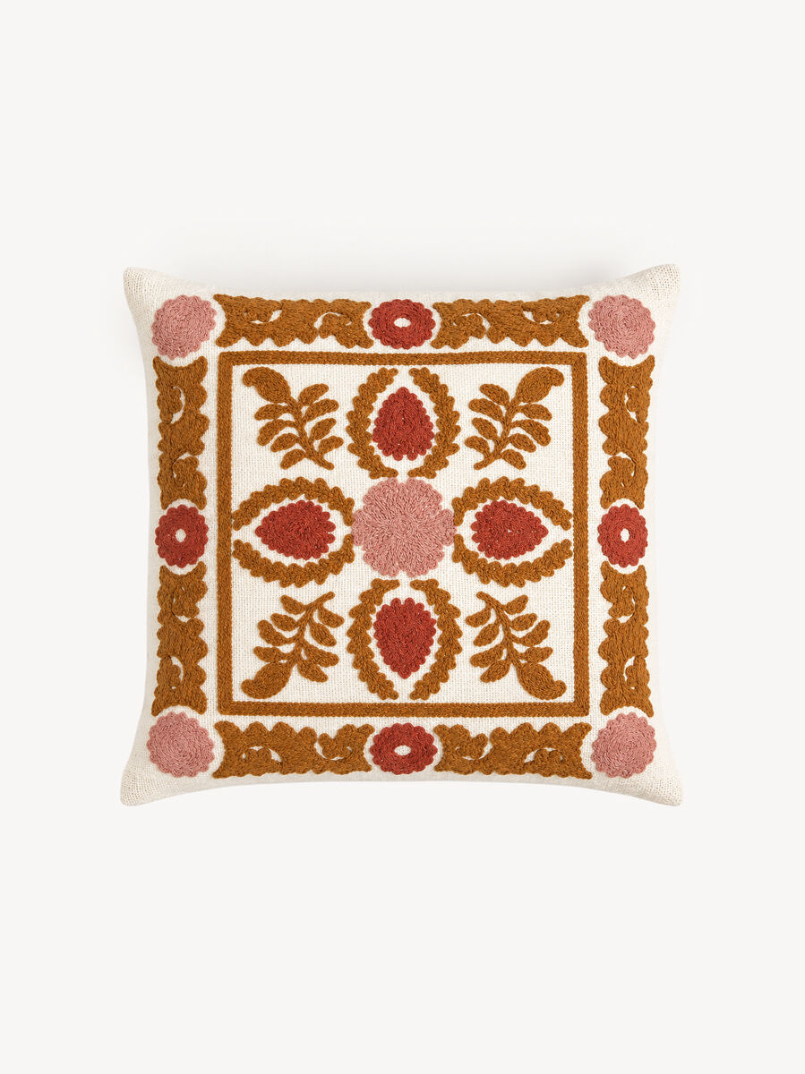 Almofada SIENNA terracota 45x45cm, , large