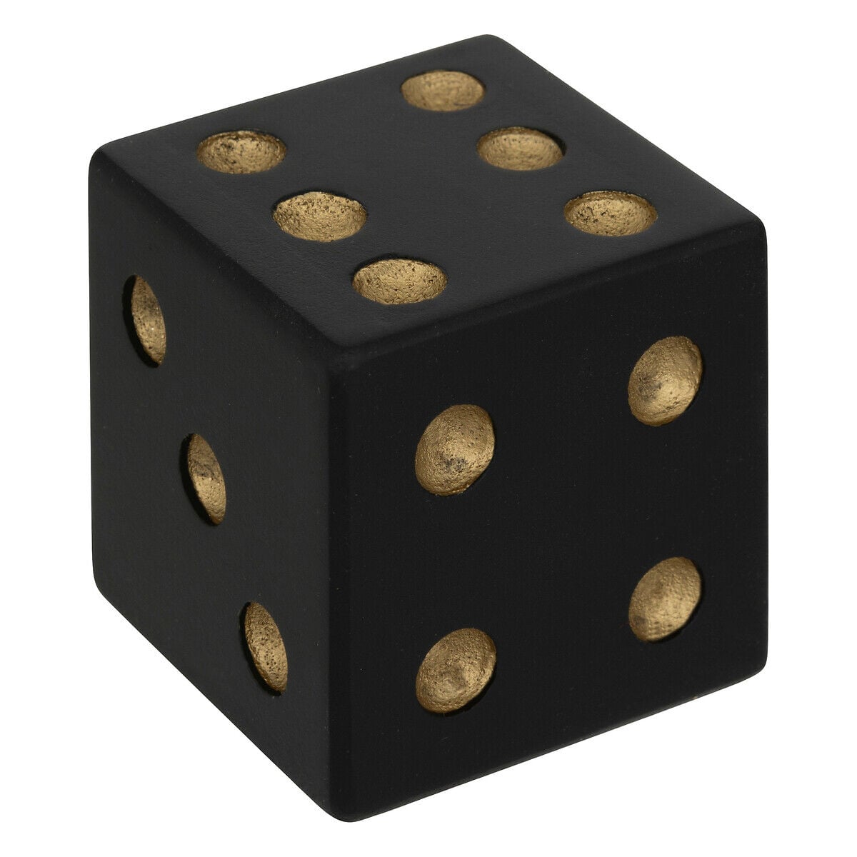 Tabuleiro jogo decorativo com dados preto, , large