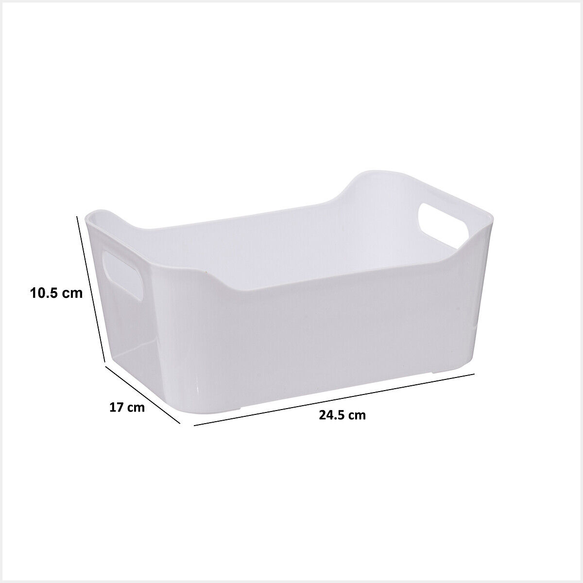 Cesto de arrumação LISSA branco 2,2l, , large