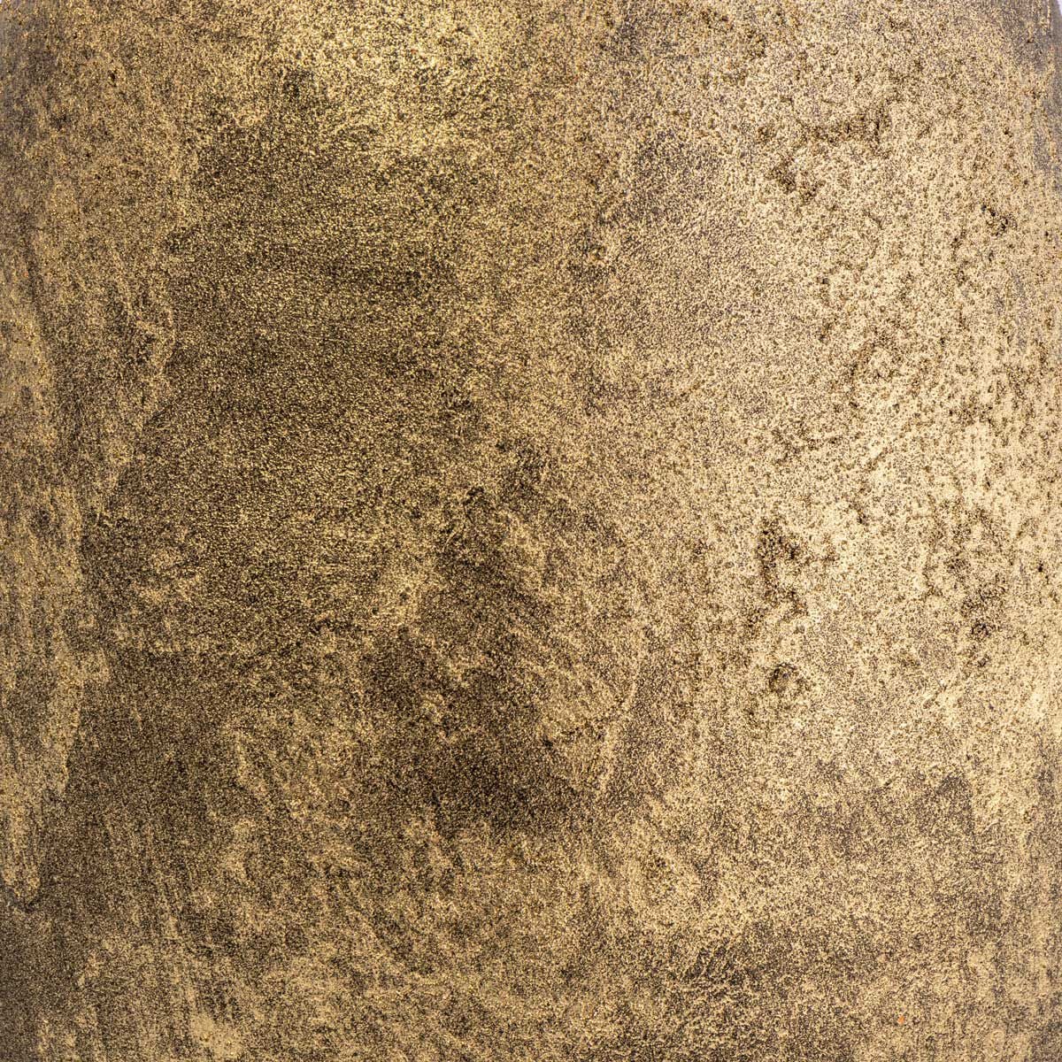 Jarra de cerâmica rustic SAND dourada 25cm, , large