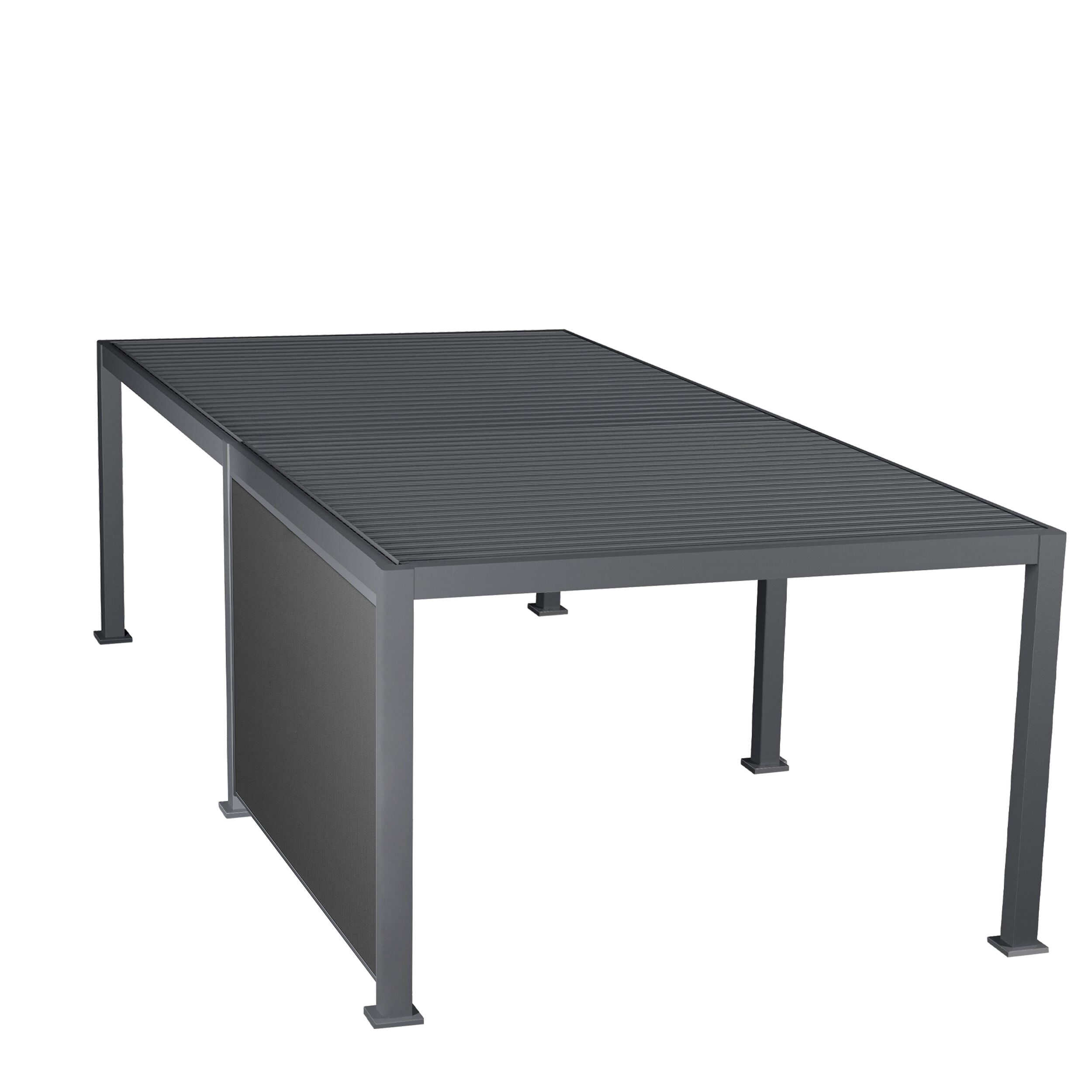 Estore para pérgola ÉVORA cinza graphite 3,6x6m, , large
