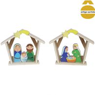 Pesebre Infantil Con Caba&ntilde;a 9x12x3cm