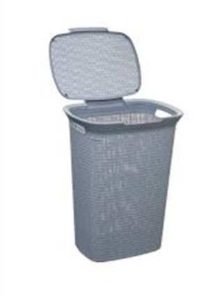 Cesto de roupa wc SCANDI MODE cinza 57l, , large