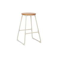 Taburete de bar ARHA marfil
