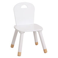 Silla Douceur Blanca Mdf 50x31.5x32Cm