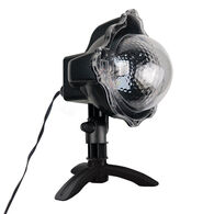 Proyector Luminoso Exterior C/Efecto Nieve Blanco