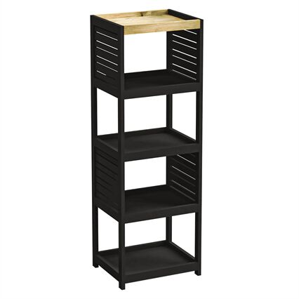 Móvel wc com 5 níveis CANCUN preto, , large