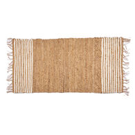 Alfombra rayas blancas 70x140cm