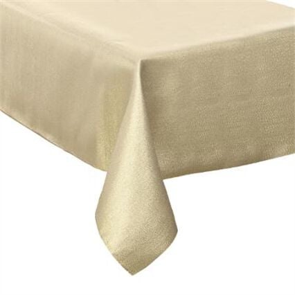 Toalha De Mesa Dourada Com Glitter 140x240cm, , large