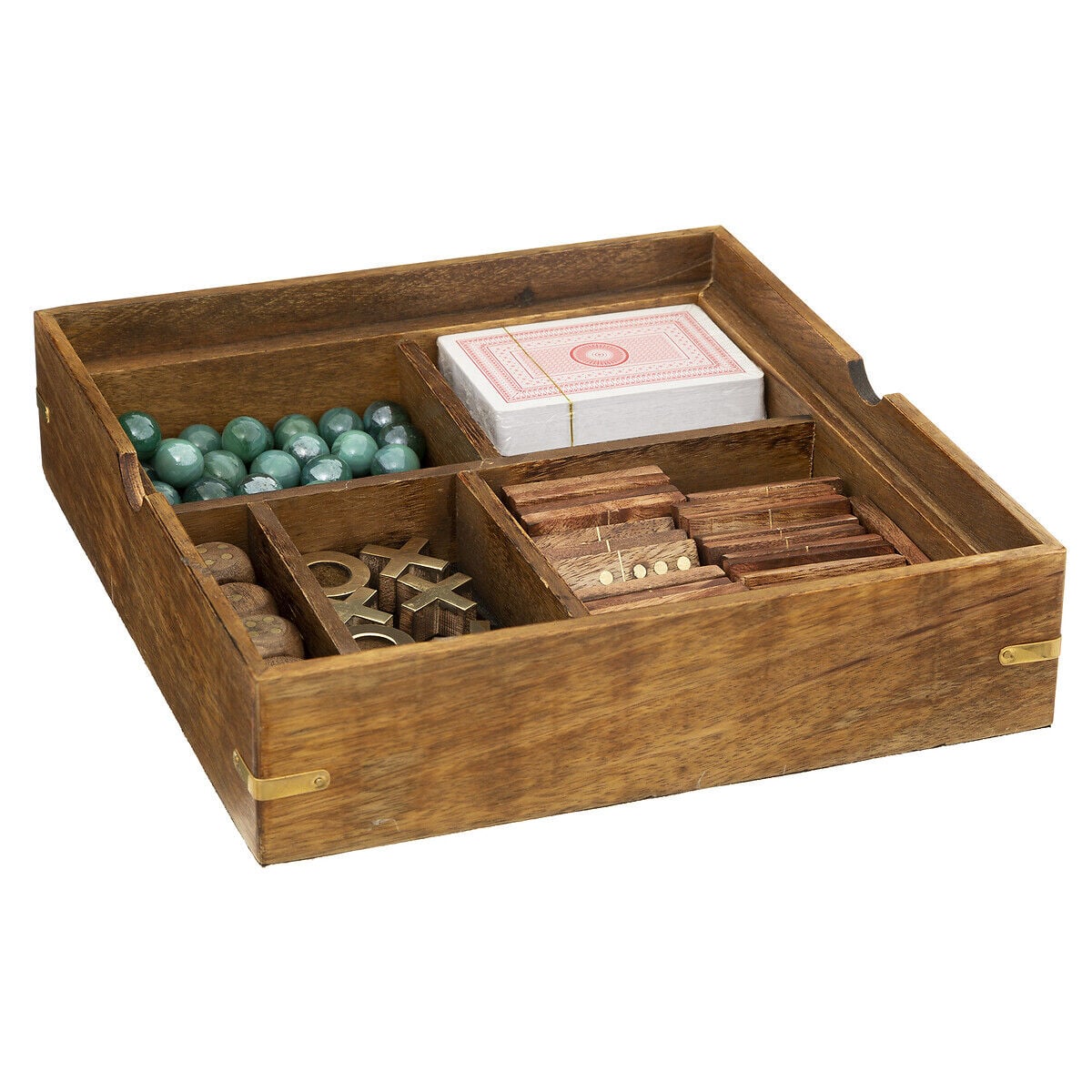 Caixa De Madeira Mango Com Multi Jogos, , large