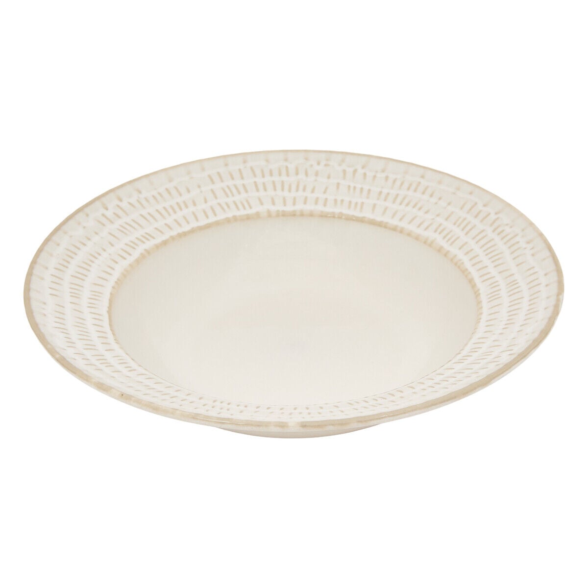 Plato hondo CAMILLE blanco 22cm , , large