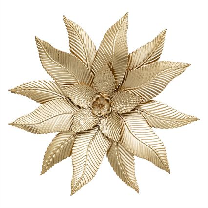 Decoração de mural AMANDINE em metal 67x67cm, , large