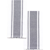 Set de 2 pa&ntilde;os de cocina LENA azul 50x70cm