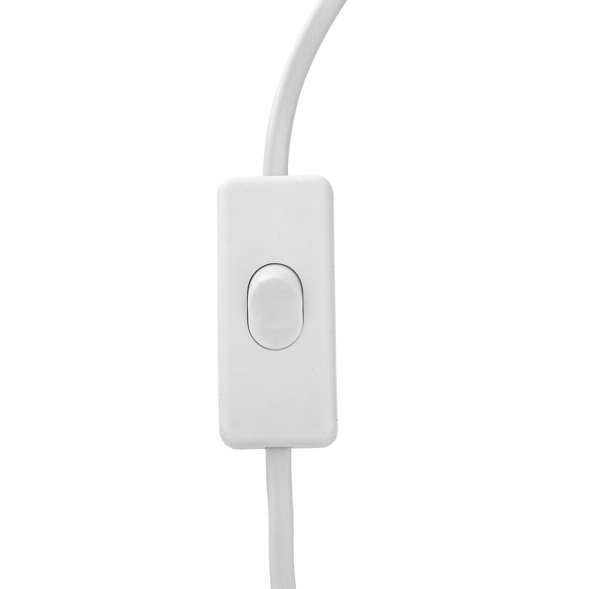 Candeeiro de mesa RAIA branco em cerâmica 38cm, , large