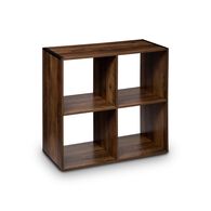 Estanter&iacute;a marr&oacute;n oscuro con 4 cubos MIXMODUL