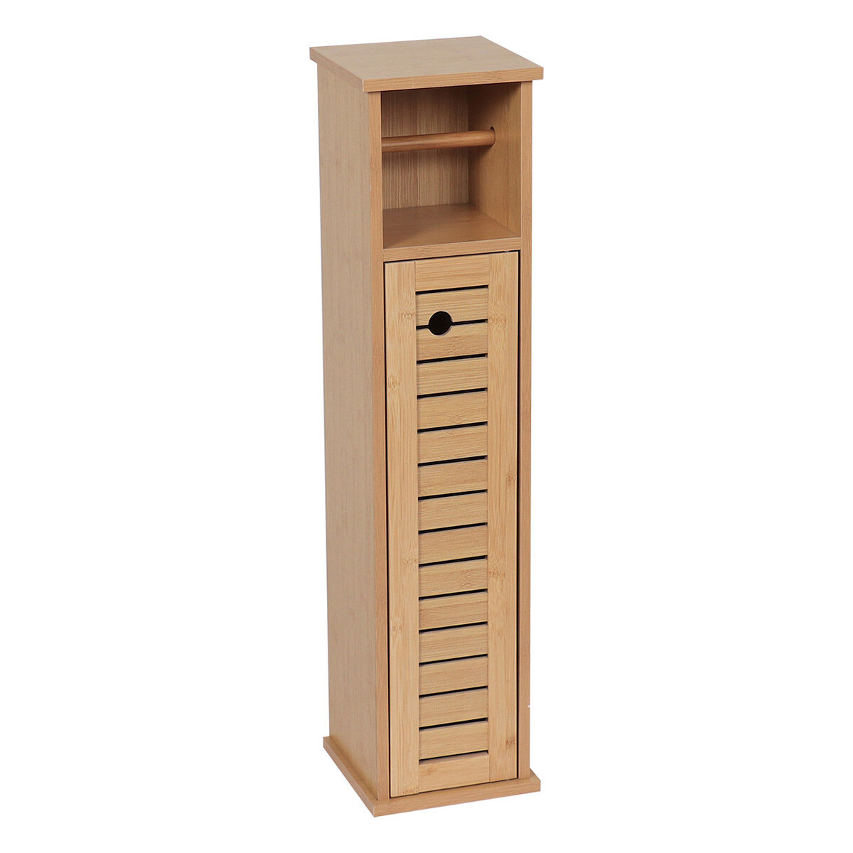 Móvel porta rolos TRNIDAD em mdf e bambu, , large
