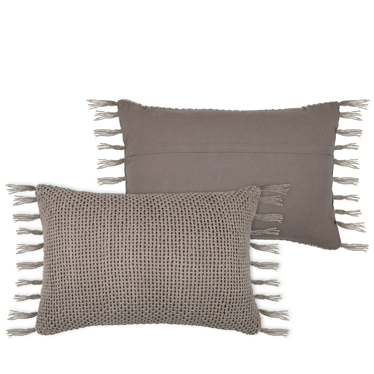 Capa para almofada MARIETTE taupe 40x60cm, , large
