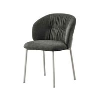 Sillón MONTFORT en tejido gris oscuro