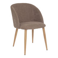 Silla CELESTE de tejido gris pardo