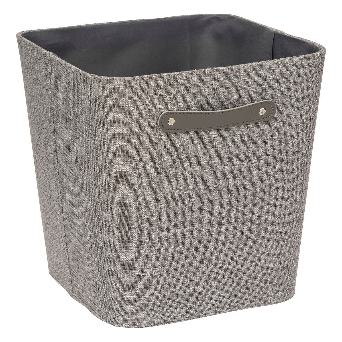 Caixa de arrumação ROUNDY cinza 31x31cm, , large