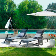 Tumbona ALLURE poivre y gris graphite