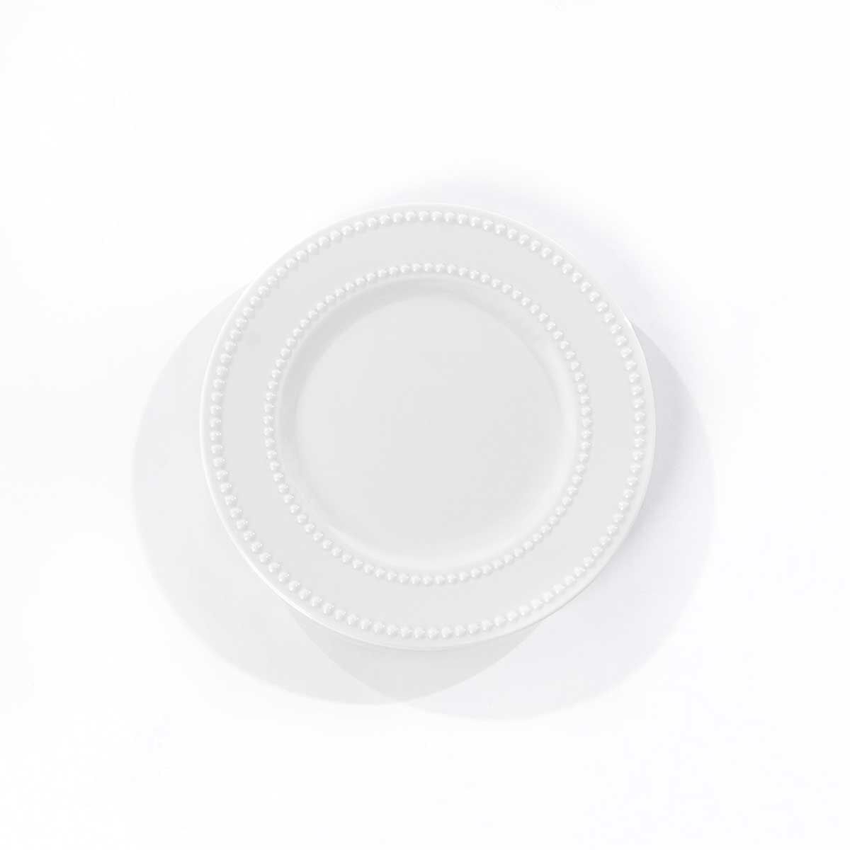 Prato de sobremesa AMELIE branco 20cm, , large