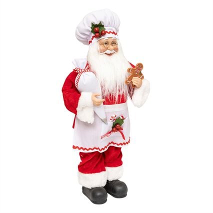 Figura de pai natal pasteleiro Alex 45cm, , large