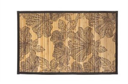 Tapete wc BLACKFLOWER em bambu 50x80cm, , large