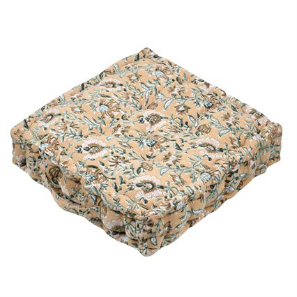 Coxim de chão SHANA amarelo 40x40cm, , large