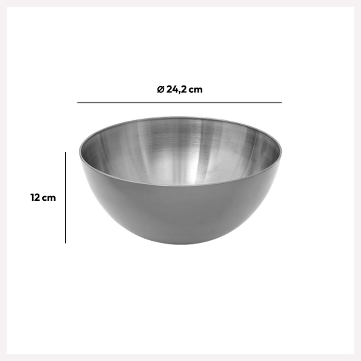 Multipurpose bowl in stainless steel, , large