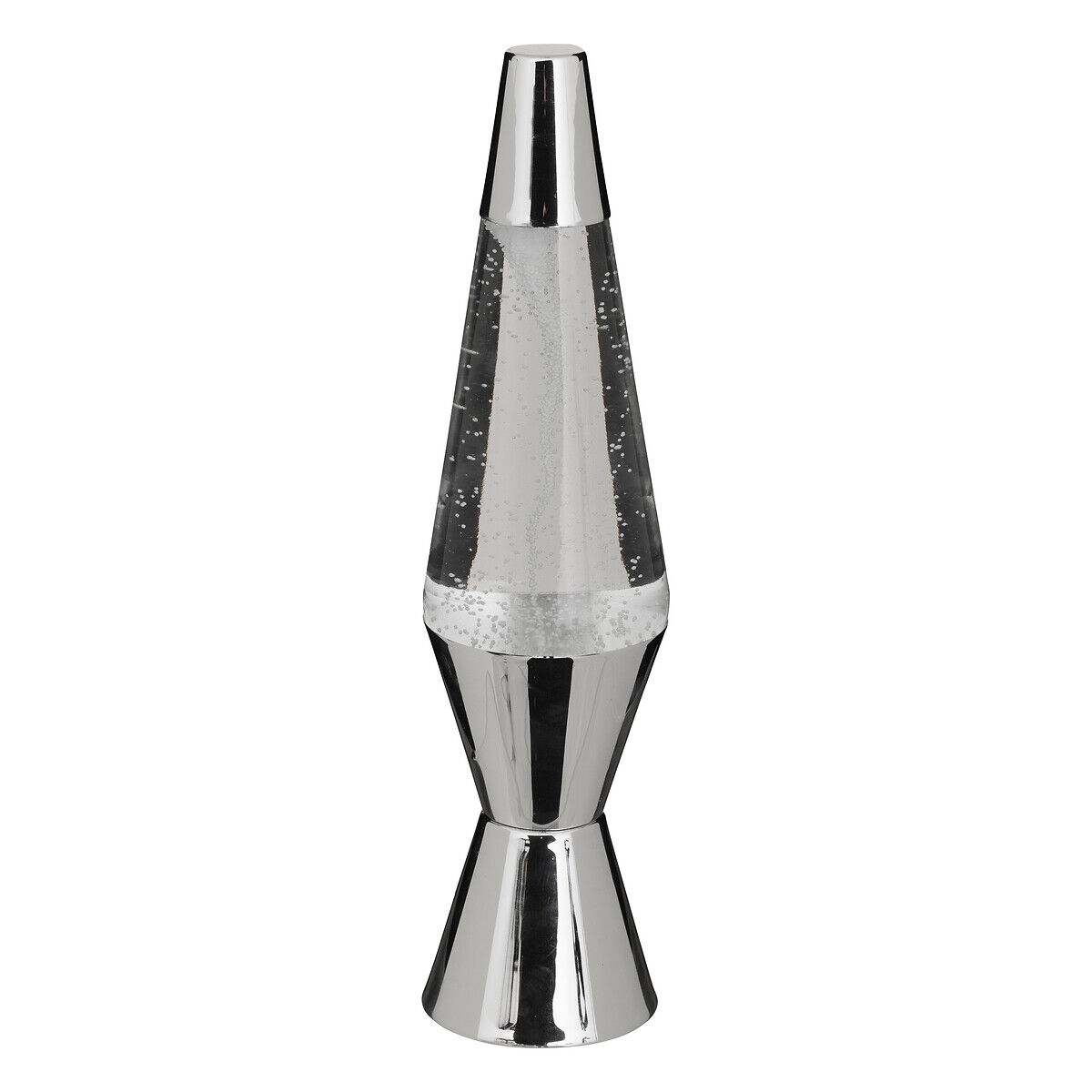 Candeeiro de mesa LAVA prateado 36,5cm, , large