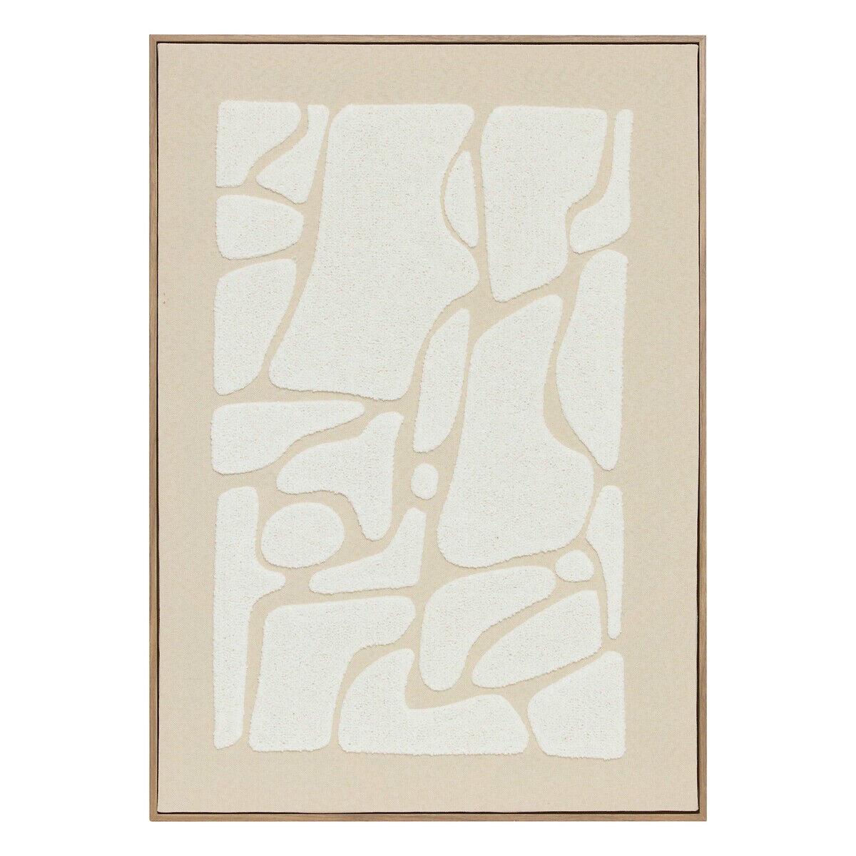 Quadro decorativo 3d ZIAD bege 70x50cm, , large