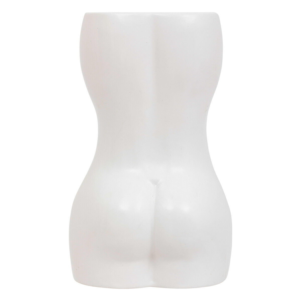 Jarra ETEL branca corpo de mulher 17cm, , large