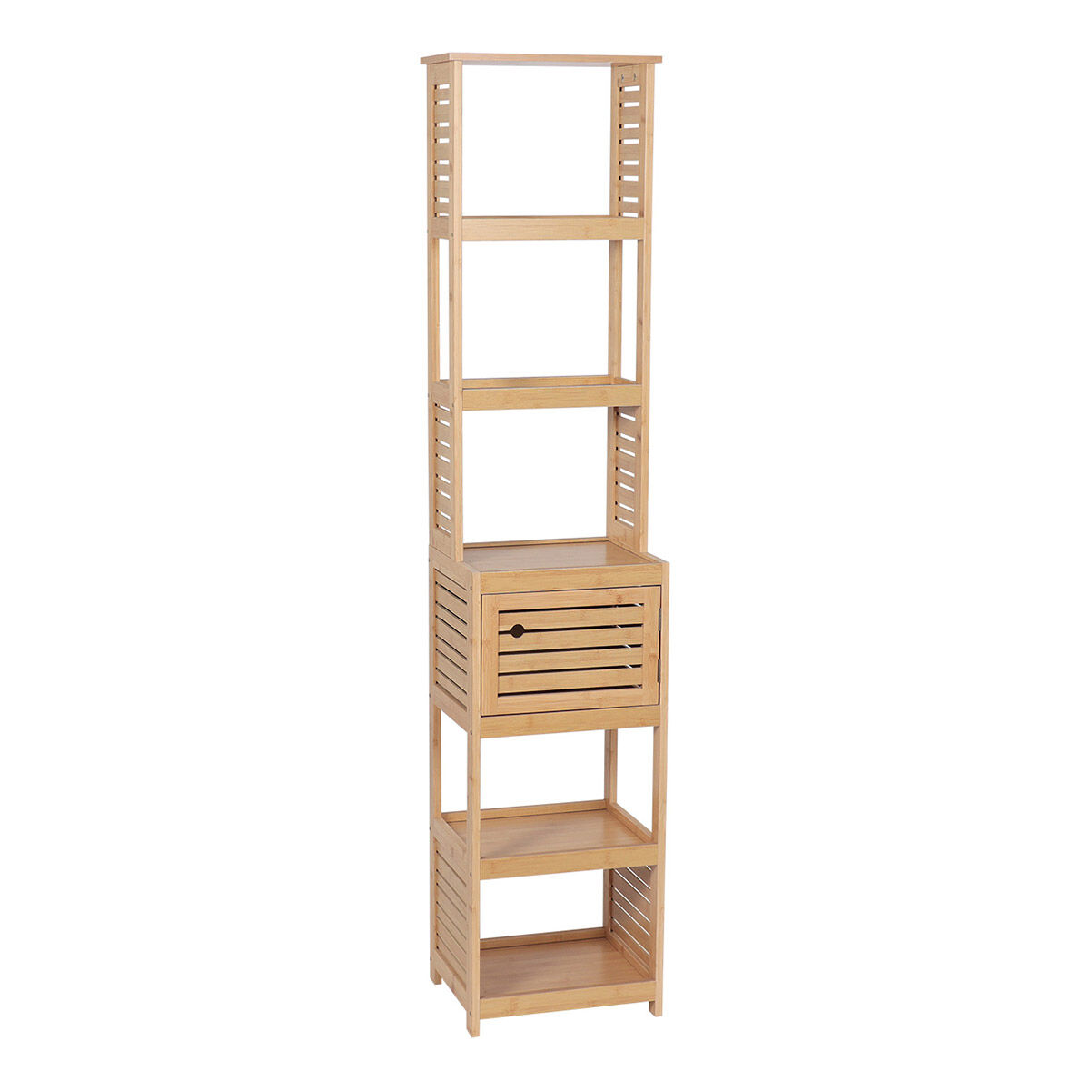 Móvel alto wc TRINIDAD em mdf e bambu, , large