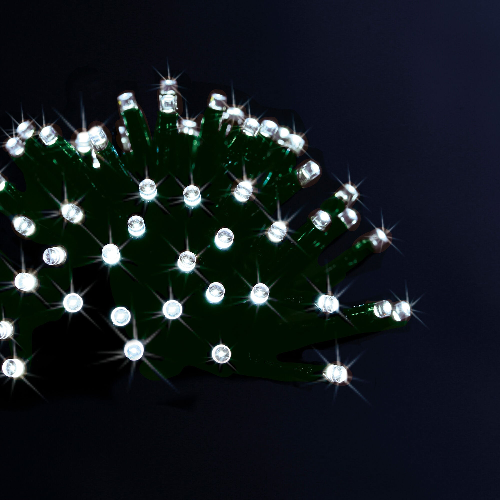 Série luminosa de natal branco frio 50 leds 5m, , large