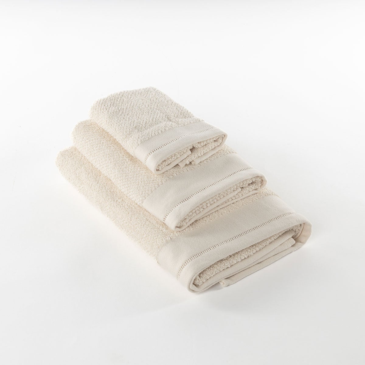 Conjunto de 3 toalhas de banho ROME natural, , large